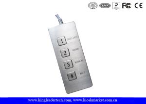 China Desktop Mini Functional Stainless Steel Keypad Usb Connector , Custom Layout wholesale