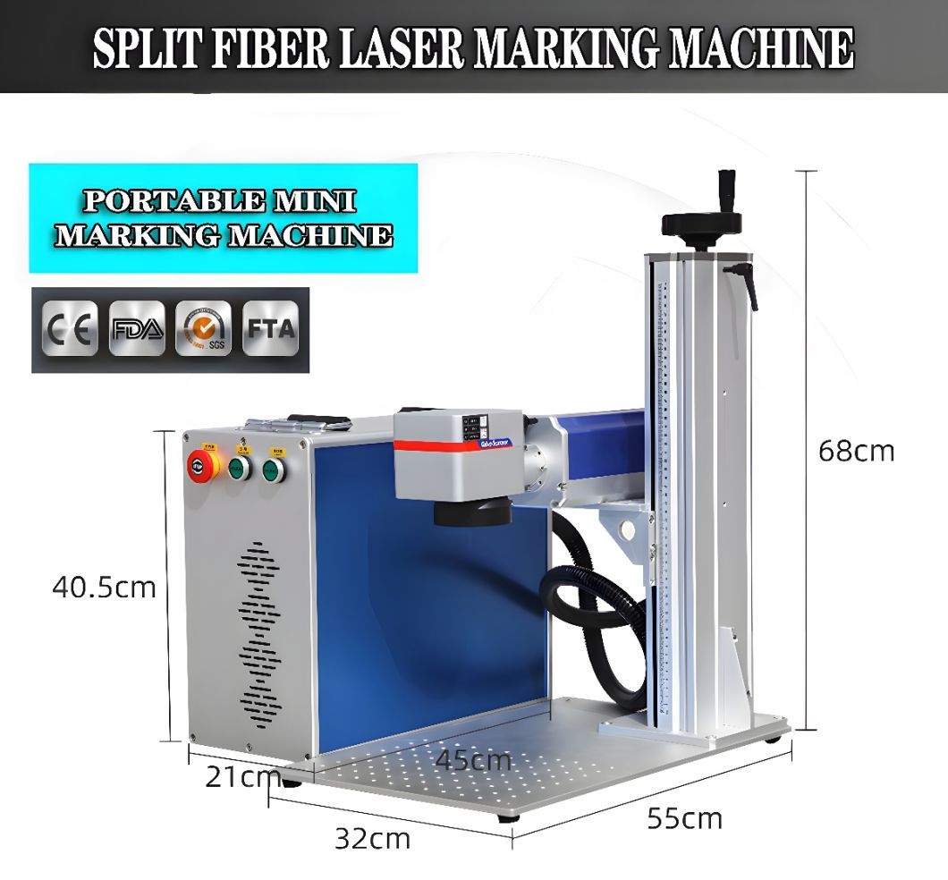 Mini Metal Lathe Laser Marking Machine Stainless Steel Fiber Laser Marking Machine High Quality New Type