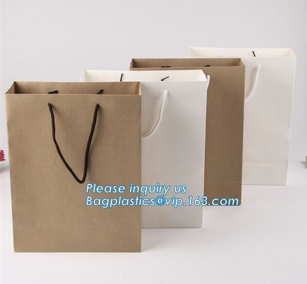 Fashion Custom Printing Luxury Gift Shopping Carrier Paper Bag With Your Own Logo Print,strong twisted handle black leat