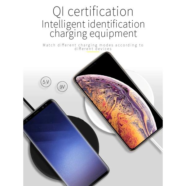 Hot portable Mobile wireless fast charger Universal Black/White 10W Wireless Charging Base