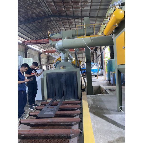 Motorized Roller Shot Blasting Machine for Channel Steel Core Component