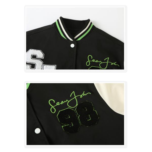 Splicing Printing Thick Patchwork Baseball Jacket Outerwear For Girls Ages 4-16