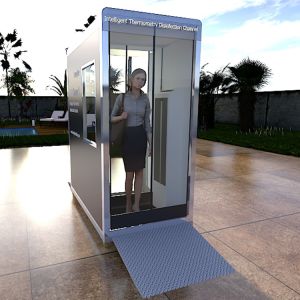 Temperature Measurement Face Recognition Disinfection Channel