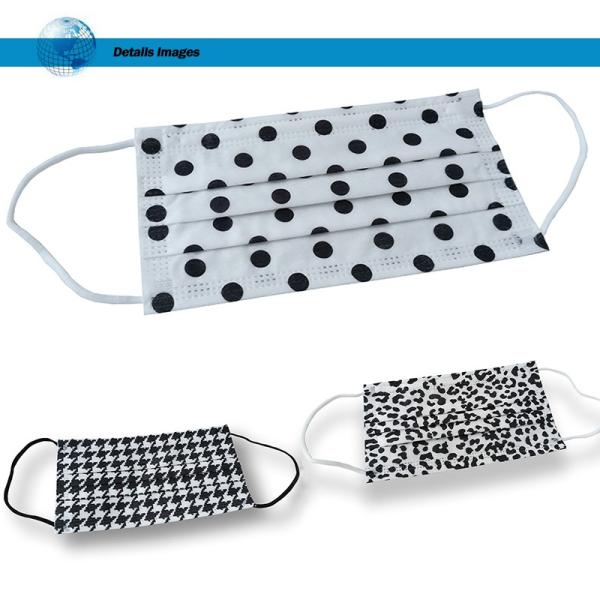 Anti Virus 3 Ply Disposable Face Mask , Protective Disposable Dust Masks