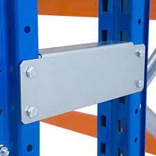 Powder Coated Rack Safety Products Back To Back Pallet Rack Row Spacers