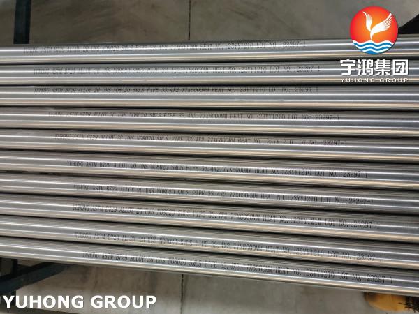 Quality ASTM B729 Alloy 20 Seamless Tubes Corrosion-Resistant Cold-Drawn Tubes for Heat Exchangers Boilers for sale