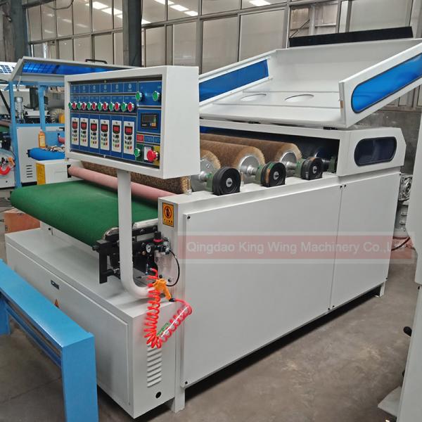 Carbonized wood wire brush drawing machine