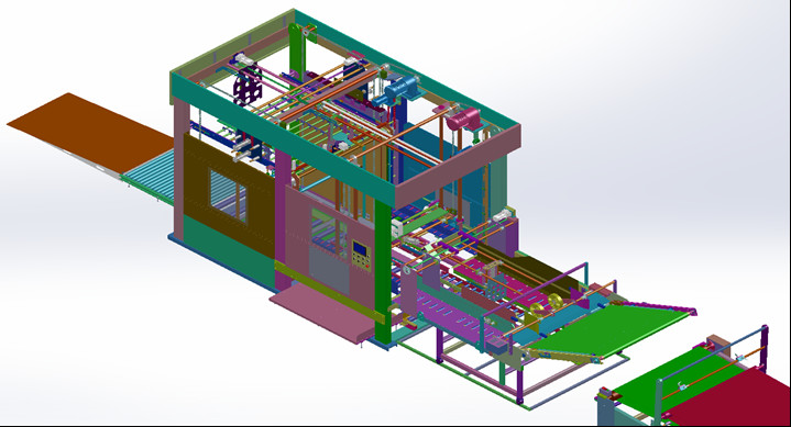 ISO Automatic Paper Stacking Machine 10000 Sheets / Hour