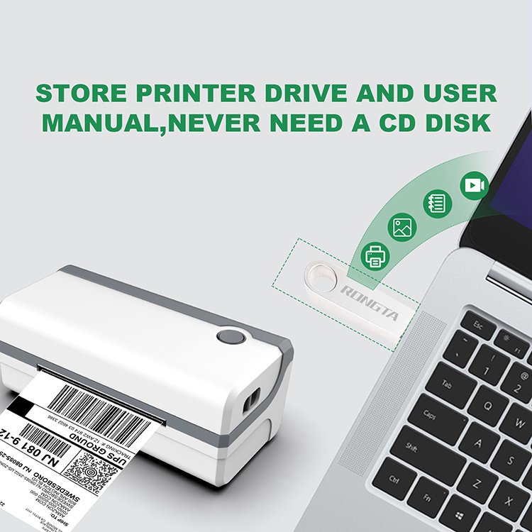 RP420 Thermal Barcode Label Printer High Speed With Automatic Feed