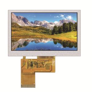 China 4.3 Inch LCD Display Module 800x480 LCD Touch Display Module 40 Pin 500 Brightness wholesale
