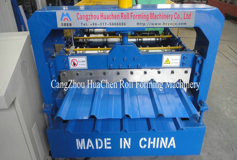 Single layer Roofing Sheet Roll Forming Machine with hydraulic motor control
