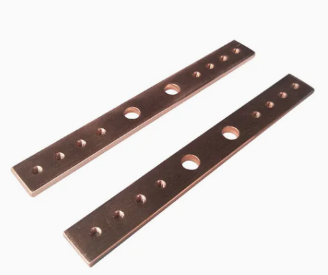 BS05 OEM Custom Copper Busbar Jumper Bar Metal Stamping Part