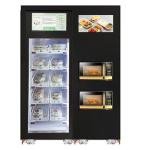 Smart Fridge Vending Machine With Microeaves For Hot Food Meal.Snack Drink Salad