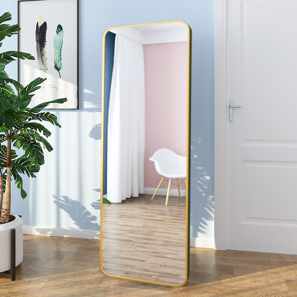 Contemporary Design Style Floor Mirror Oversize Arch Large Full Length for Home Decor