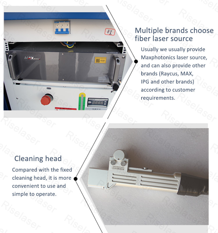 1500w Rust Remover Laser Cleaning Machine Remove Rust From Iron