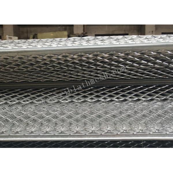 2.7m Length Plaster Angle Bead With 5cm Diamond Mesh Wings 0.35mm Thickness