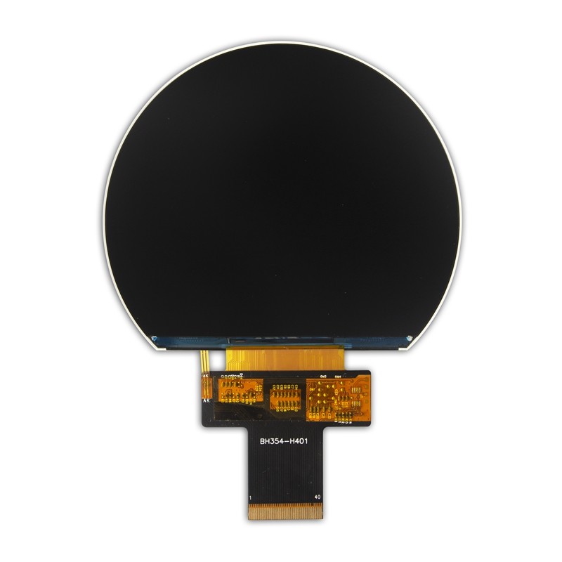 3.54 Inch Round TFT Display 800x640 TFT Display Panel Lamp Shape For Motorbicycle Instrument