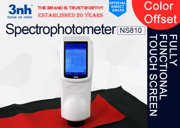 Quality NS810 Digital  Paint Color Matching Spectrophotometer Powder Coatings Particles color analyzer for sale