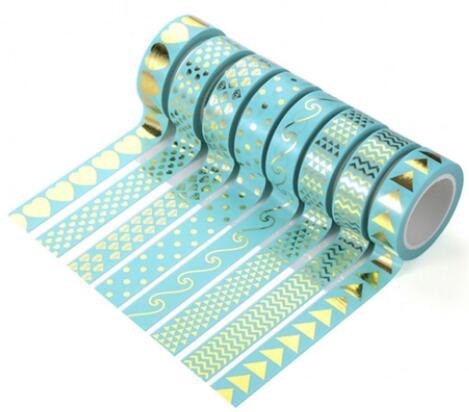 foil washi tape holographic foil washi tape,Gold Laser Decorative Reflective Customized Washi Tape,Decorative Adhesive T