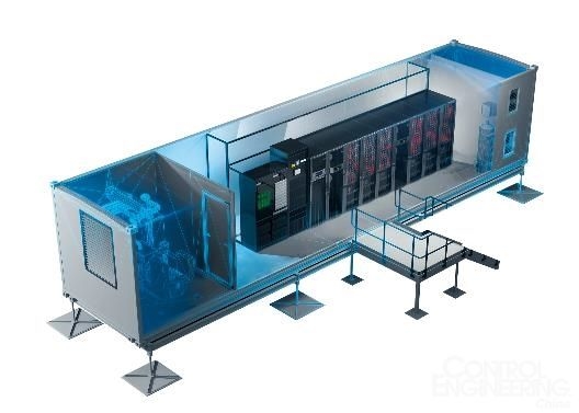 20FT Containerized Data Center with 1100kg Static Payload and In-row Air Conditioner for Rapid Deployment