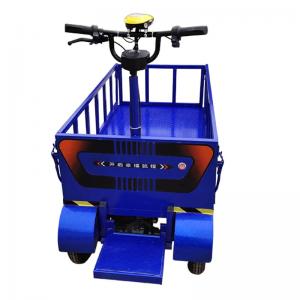 China Logistic Warehouse Electric Flatbed Trolley Flat Bed Loading 800kg wholesale