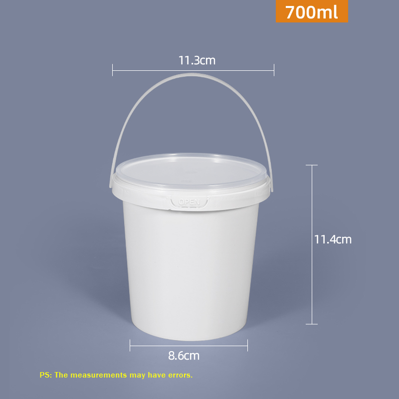Enjoy Delicious Ice Cream with Our 16oz Butter Spread Box 350ml-700ml Plastic Bucket