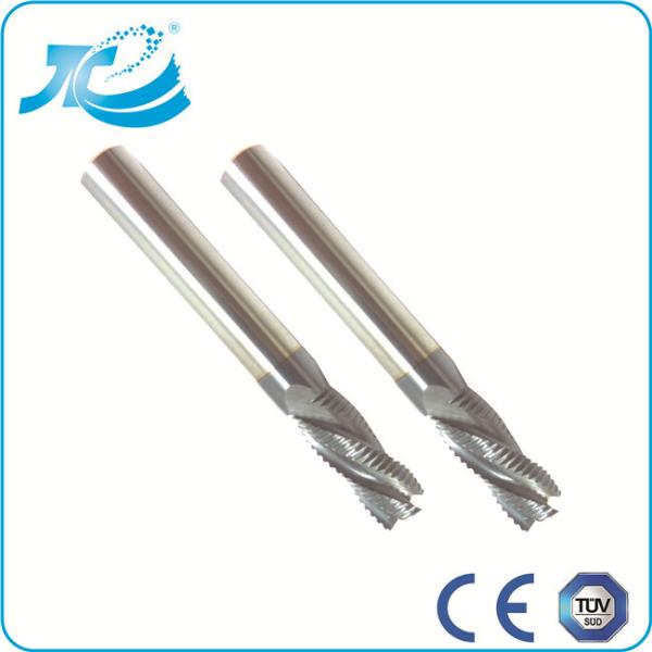 3 Flutes Carbide Roughing End Mills CNC Machine Tool 50 - 100mm Overall Length