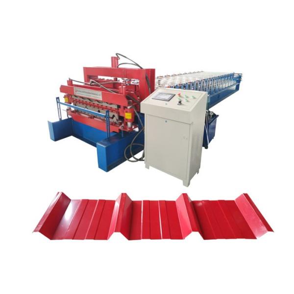High Speed Tiles And Ibr Double Layer Roofing Panel Making Machine Automatic
