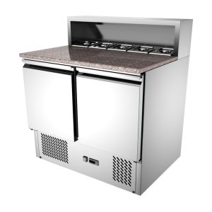 China 200L Saladette Table Display Counter Refrigerator wholesale