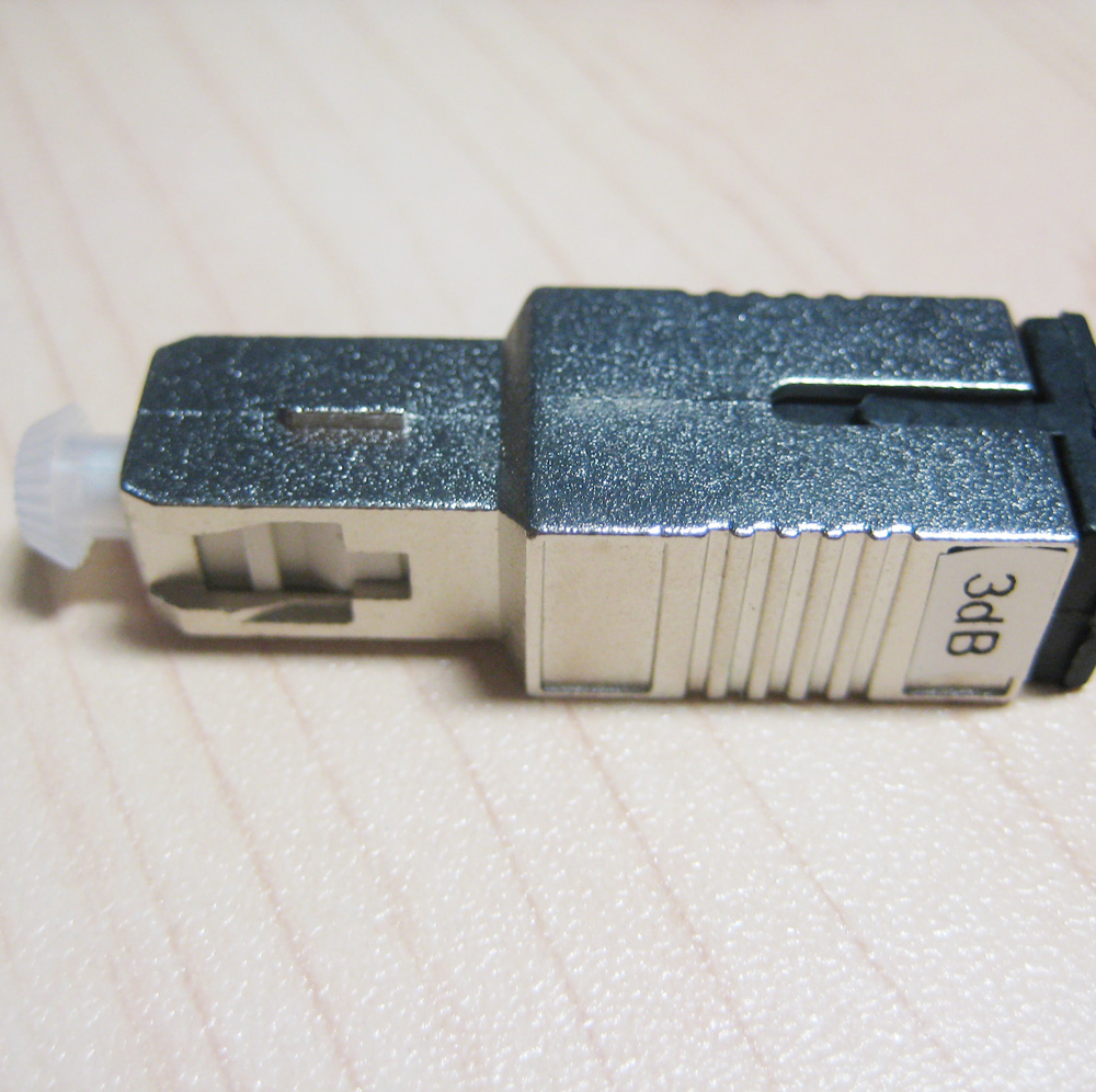 Plug In SC/PC Multimode Optic Variable Fiber Attenuator 62.5/125