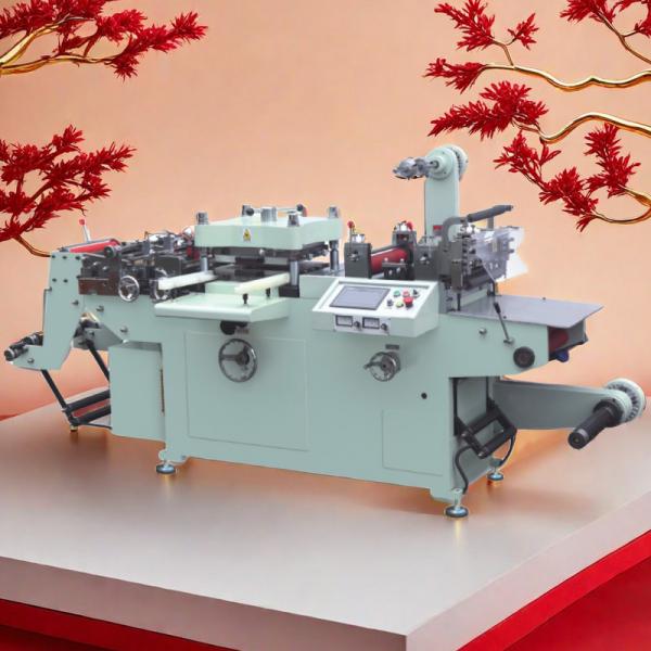 200 Times/Min Flatbed Labels Full Automatic Die Cutting Machine For Electronic Adhesive Industrials Sheet Collections
