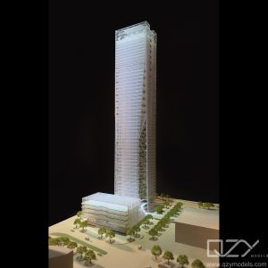 China Aedas 3D Architectural Site Model Skyscrapercity 1/300 OEM wholesale