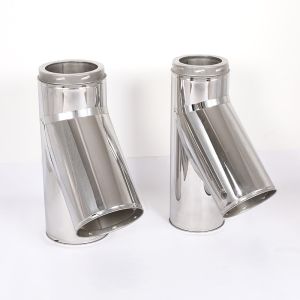 Wood Heater 8 Double Wall Chimney Pipe Decrease Heat Transfer Integrated Design