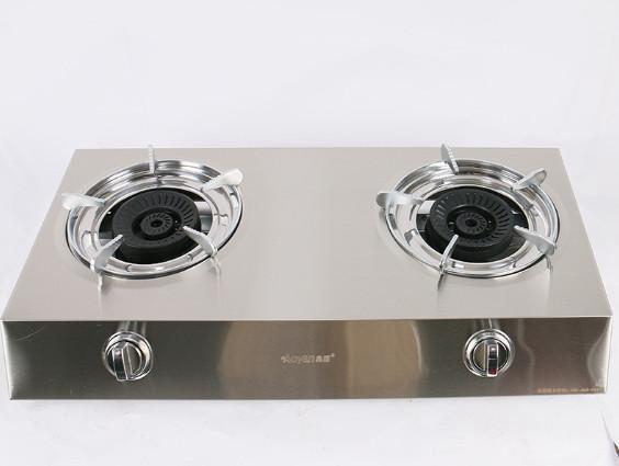 Quality Fierce  gas cooker kitchen desktop stainless steel natural gas liquefied gas double-burner stove for sale