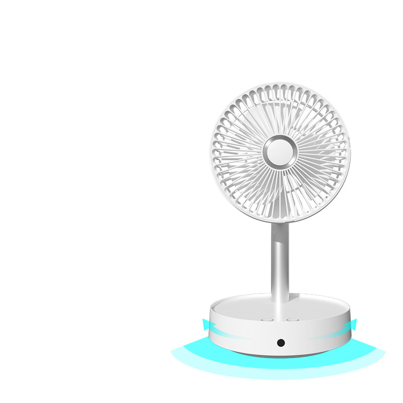 Three Wind 7200mAh Folding Rechargeable Battery Powered Fan