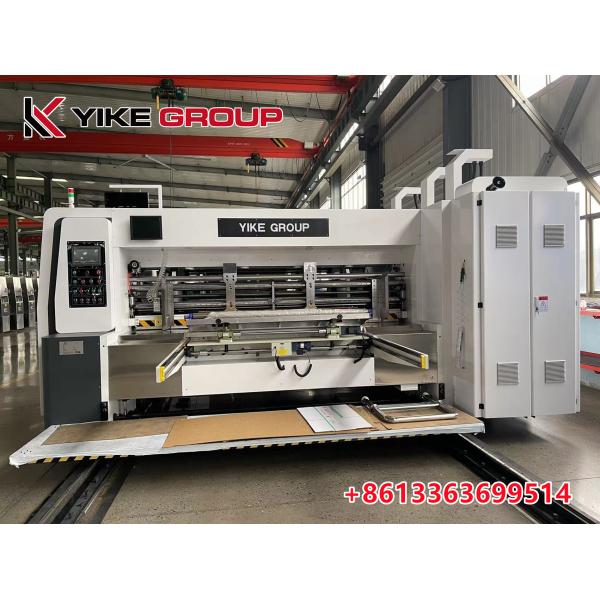 Automatic Lead Edge Feeder Four Color Flexo Printer Slotter Machine For Regular Carton Boxes
