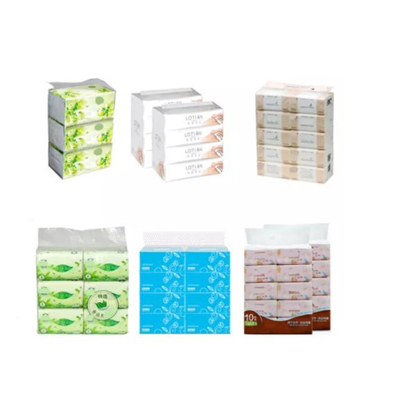 PLC Control Facial Tissue Bundle Packaging Machine 1 Row