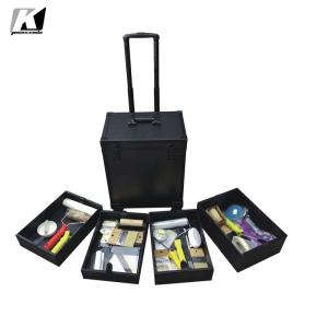 Multiscene 4 Layers Toolbox For Painters , Aluminum Painter And Decorators Tool Box