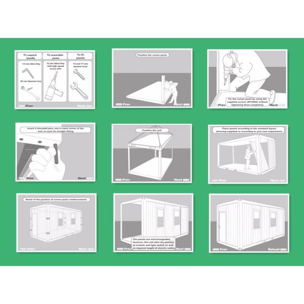 ISO container frames modular office container home floor plans