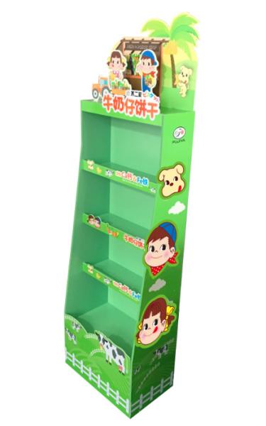 Quality OEM ODM Cardboard Shelf Display Racks for sale