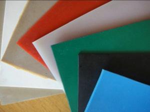 China Lightweight Colored Plastic Sheet 60% Elongation With ROHS Approval wholesale
