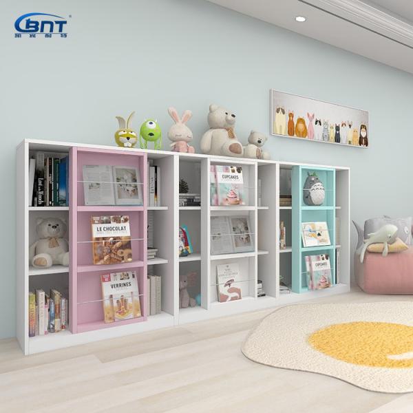 Quality Cartoon Bookshelf Steel Rack Cold Rolled Colorful 0.5-1.0mm For Kids for sale