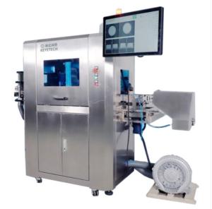 Automatic 7 Cameras Visual CCD Inspection System Flip Cap Quality Machine For Dairy Industry