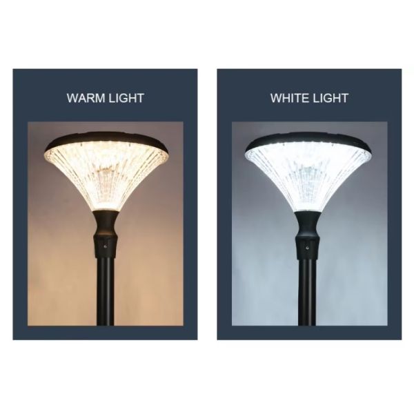 solar garden light different color light