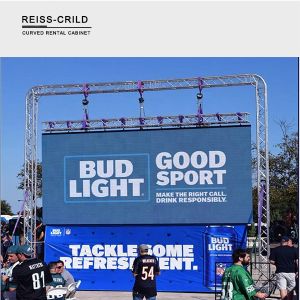 IP65 6000cd/m2 P4 SMD1921 Outdoor Advertising LED Display