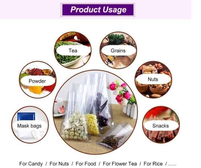 Custom printed aluminum foil packaging bags silver mylar plastic bag for food package with zipper