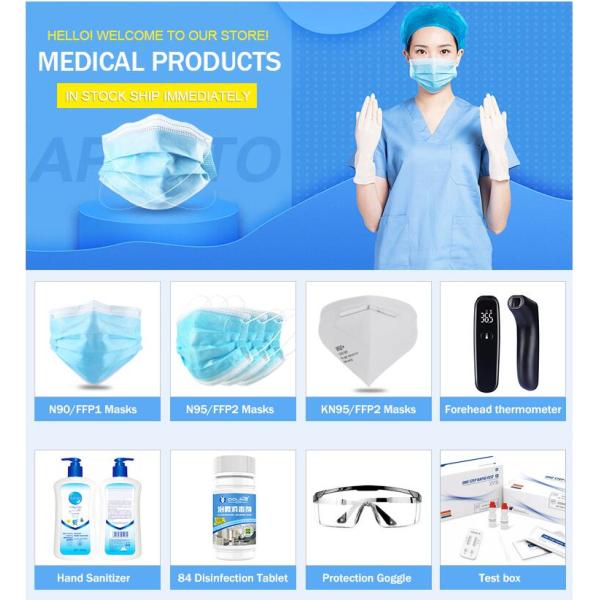 3 Ply Disposable Earloop Face Mask Soft Skin Friendly Multiple Filtering For Civilian