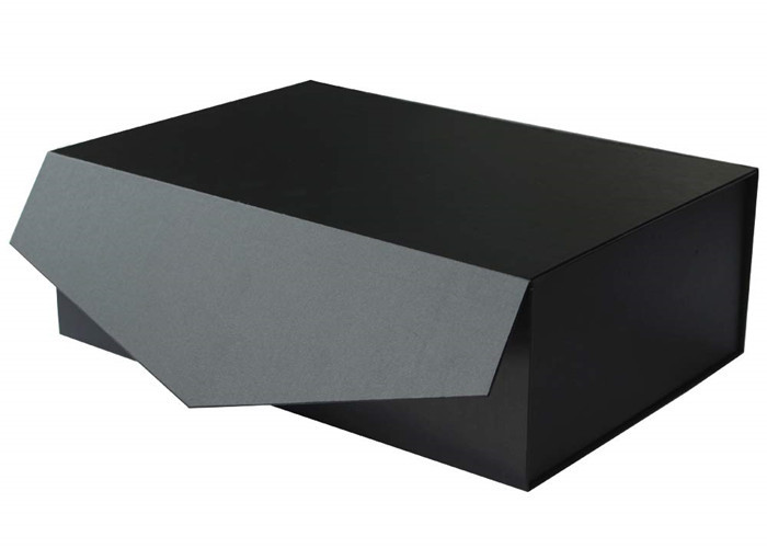 Luxury Large Black Gift Box 14”x9.5”x 5”, Reusable Sturdy Box Decorative Storage Boxes