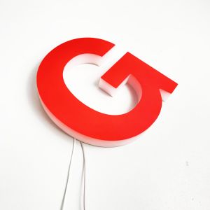 Front Lit 3D Letter Sign Board Full Body Lighting