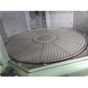 China Load 400kg Turntable Shot Peening Machine Casting Parts Cleaning on sale
